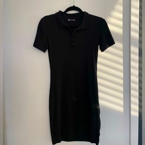 Zara Collared T-shirt Dress
